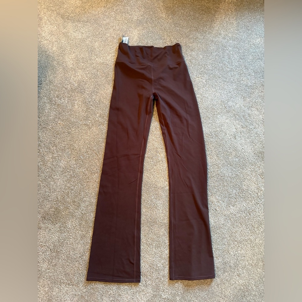 Vuori Chocolate Brown Boot Cut Flare Pants